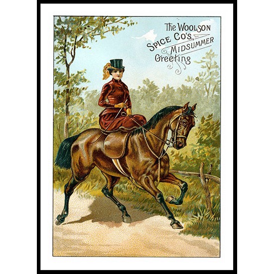 Woolson, A New Print Of A Vintage Trade Card