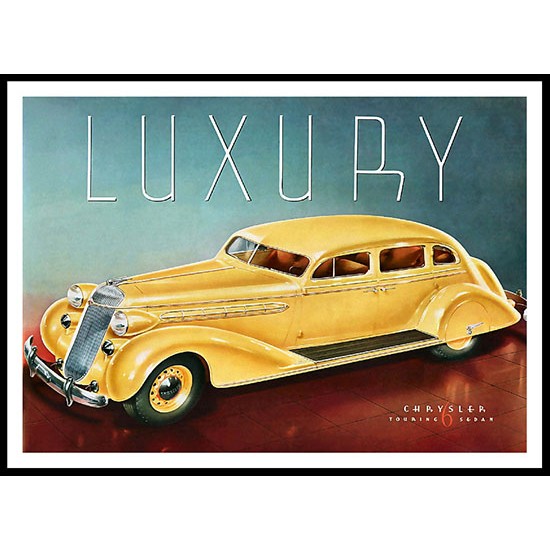 Luxury, A New Print Of A Vintage Transport Picture Luxury, A New Print Of A Vintage Transport Picture