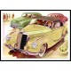 Mercedes Type 220, A New Print Of A Vintage Transport Picture Mercedes Type 220, A New Print Of A Vintage Transport Picture