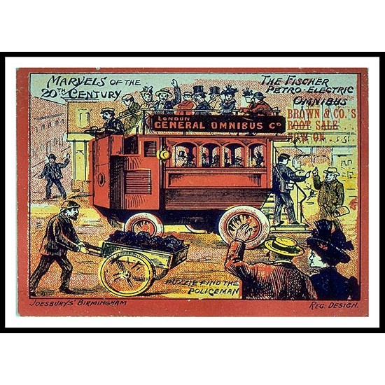 Marvelsof 20 th Century, A New Print Of A Vintage Transport Picture