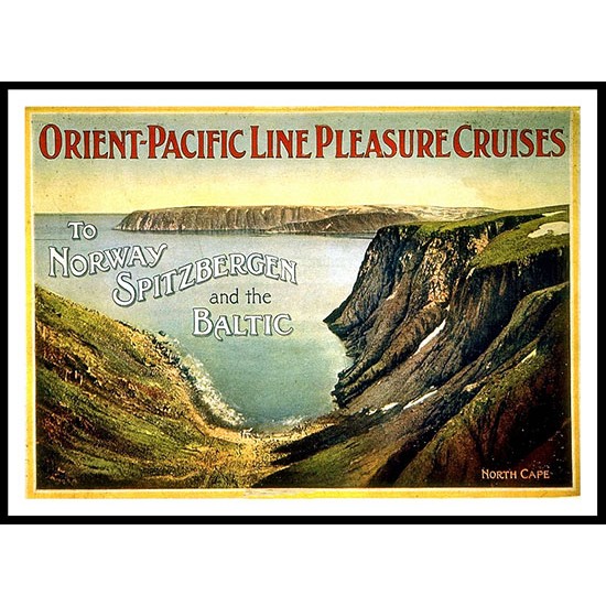 Orient Pacific Line, A New Print Of A Vintage Transport Picture Orient Pacific Line, A New Print Of A Vintage Transport Picture
