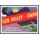 Sun Valley, A New Print Of A Vintage Transport Picture Sun Valley, A New Print Of A Vintage Transport Picture