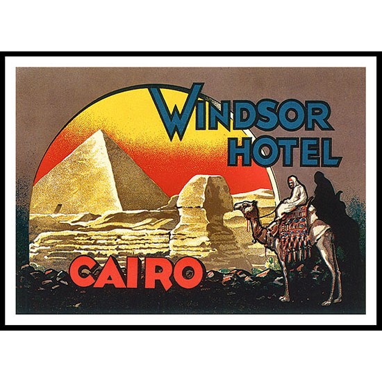 Windsor Hotel, A New Print Of A Vintage Transport Picture