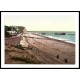 Beach And Pier Penarth, A New Print Of A Vintage Wales Photochrom