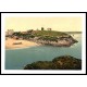 Castle Tenby, A New Print Of A Vintage Wales Photochrom