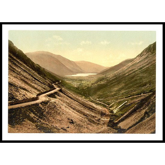 Dolgelly i.e.Dolgelley Tal-y-Llyn Pass Wales, A New Print Of A Vintage Wales Photochrom