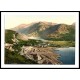 General View Llanberis, A New Print Of A Vintage Wales Photochrom