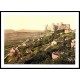 Harlech Castle, A New Print Of A Vintage Wales Photochrom