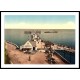 Iron Pier Llandudno, A New Print Of A Vintage Wales Photochrom