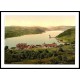 Lake And Hotel Vyrnwy, A New Print Of A Vintage Wales Photochrom