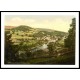 Llangollen Generalview IIWales, A New Print Of A Vintage Wales Photochrom