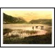 Llyn Dinas Gwynant Valley, A New Print Of A Vintage Wales Photochrom