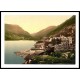 Lyn Peris Pass Llanberis, A New Print Of A Vintage Wales Photochrom