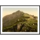 Snowdon Railway The Last Mile Wales, A New Print Of A Vintage Wales Photochrom