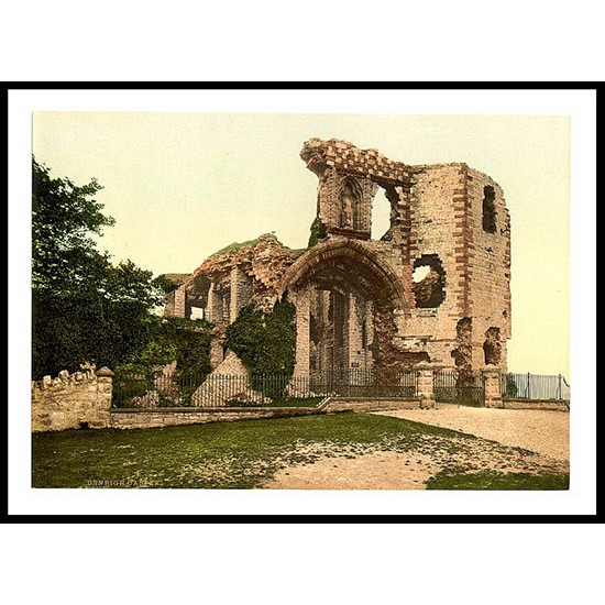 The Castle Denbigh, A New Print Of A Vintage Wales Photochrom