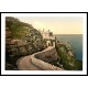 The Lighthouse Llandudno, A New Print Of A Vintage Wales Photochrom