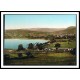 Town And Lake Bala, A New Print Of A Vintage Wales Photochrom